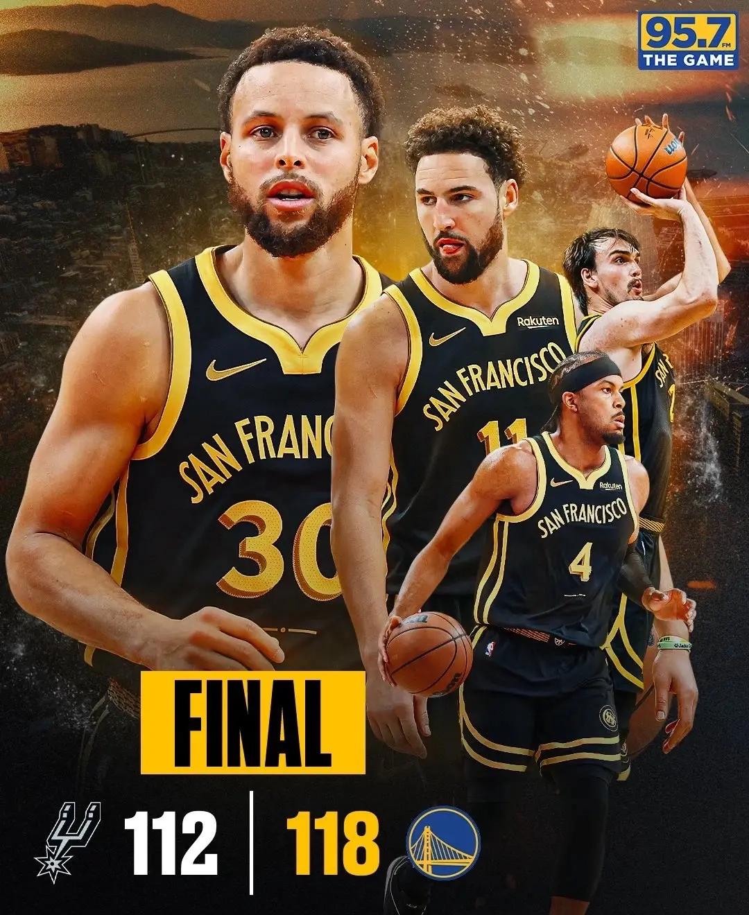 包含勇士再胜马刺,库里和汤神合砍63分的词条 包含勇士再胜马刺,库里和汤神合砍63分的词条