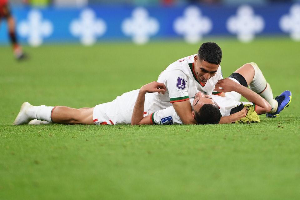 包含摩洛哥翻盘比利时，奥亚尔萨瓦尔状态火热的词条